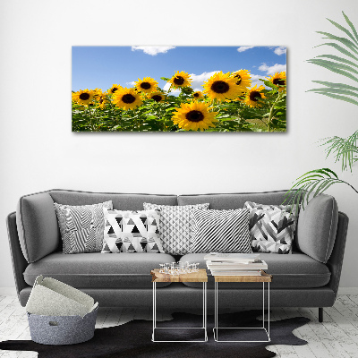 Tableau en acrylique Tournesols