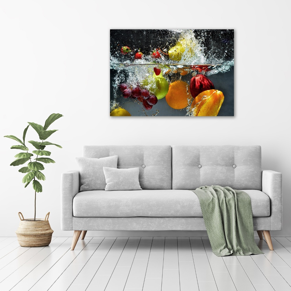 Tableau acrylique Légumes et fruits