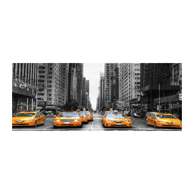 Acrylique tableau Taxis New York