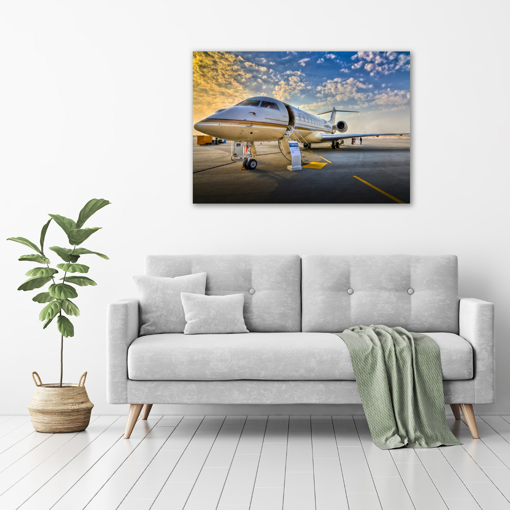 Acrylique tableau Avion