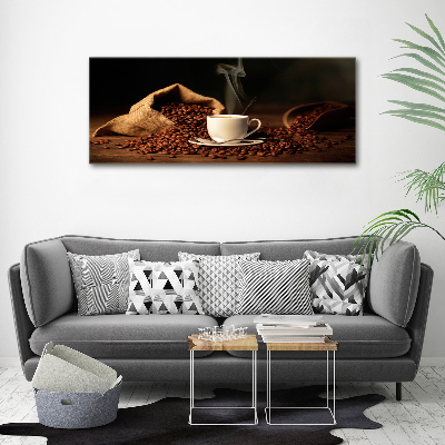 Tableau sur verre acrylique Café dans une tasse