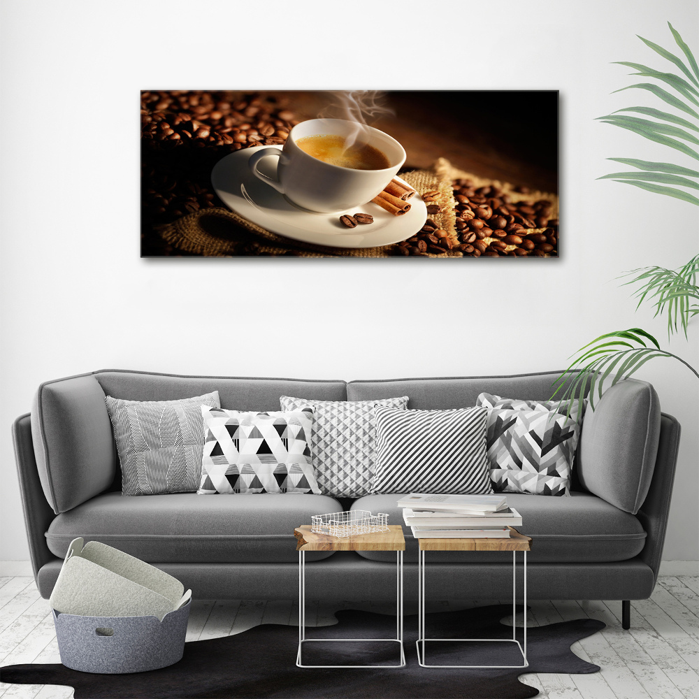 Tableau acrylique Café dans une tasse