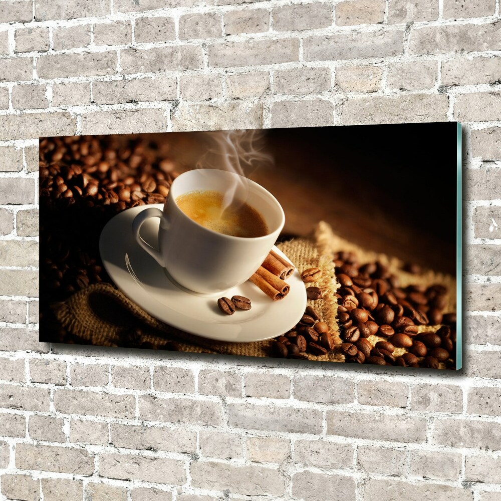 Tableau acrylique Café dans une tasse