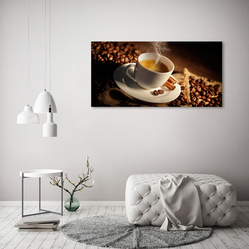 Tableau acrylique Café dans une tasse