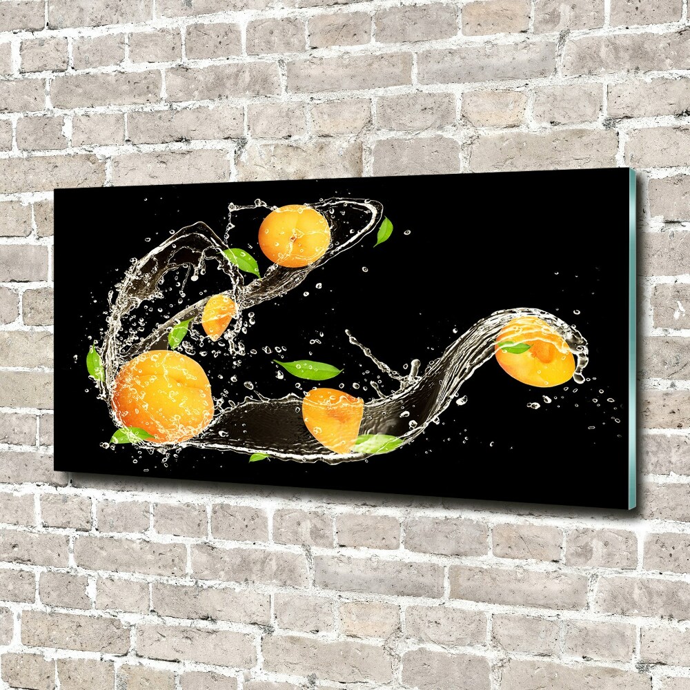 Tableau en acrylique Abricots et eau