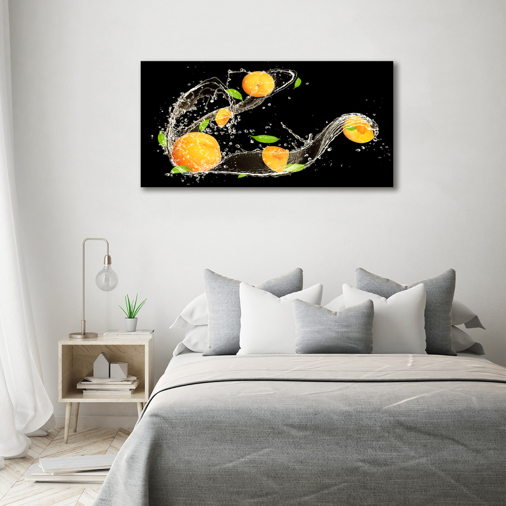 Tableau en acrylique Abricots et eau