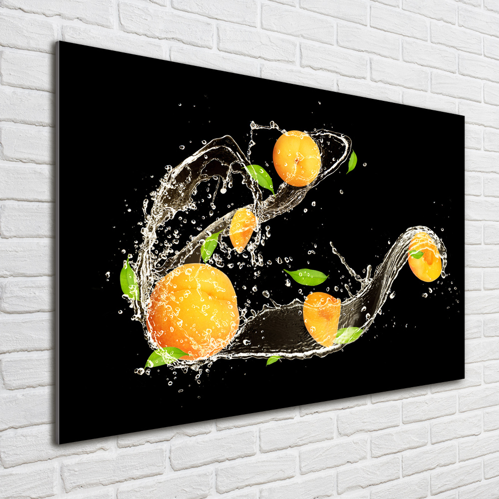 Tableau en acrylique Abricots et eau