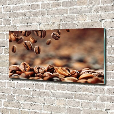 Tableau en acrylique Les grains de café