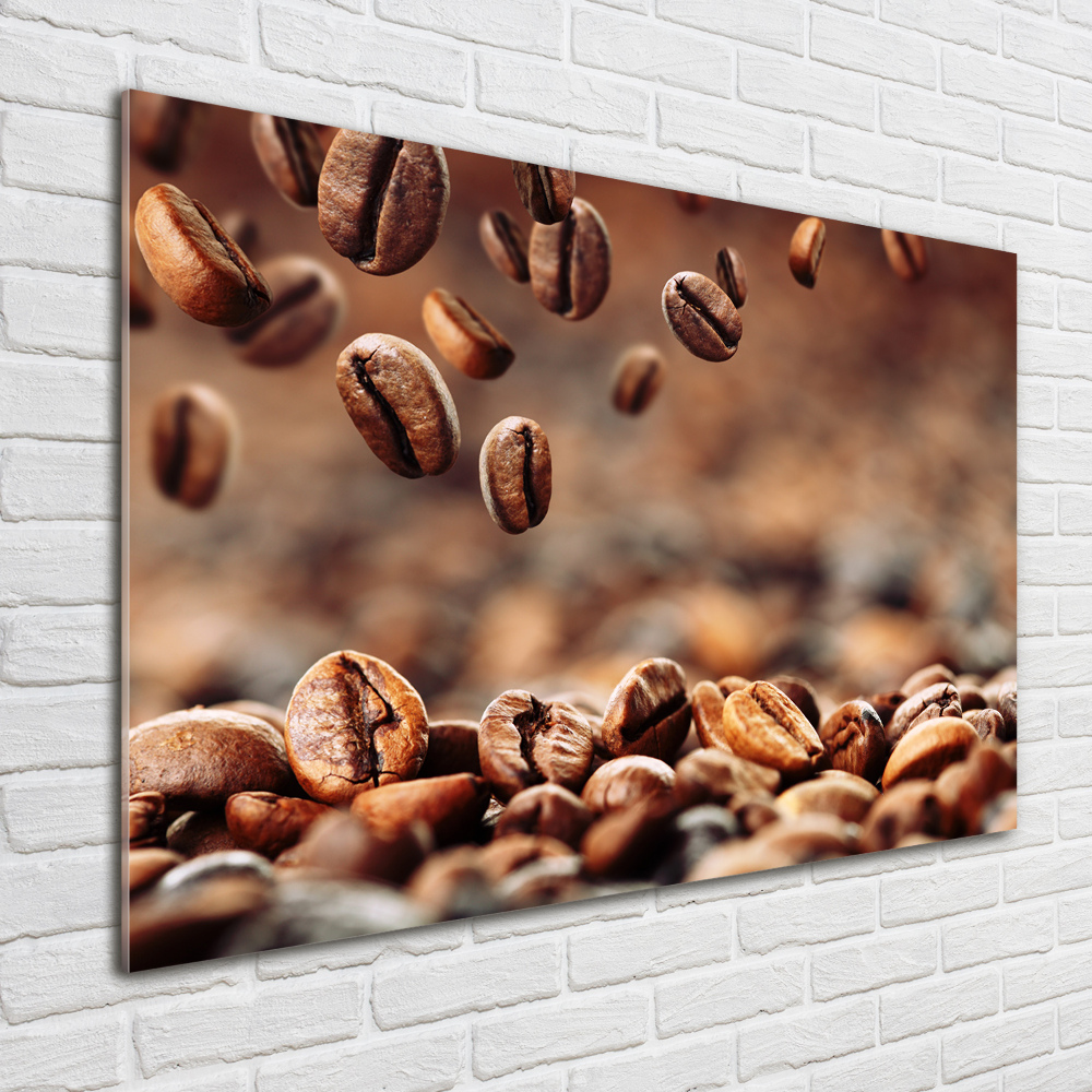 Tableau en acrylique Les grains de café