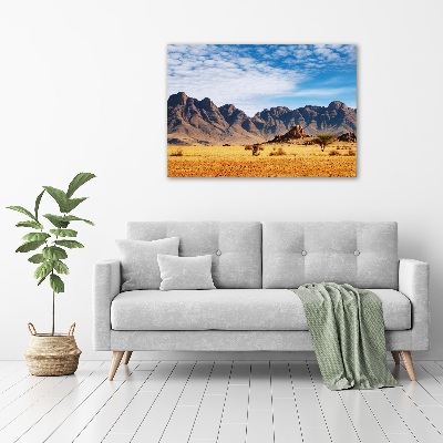 Tableau acrylique Rochers en Namibie