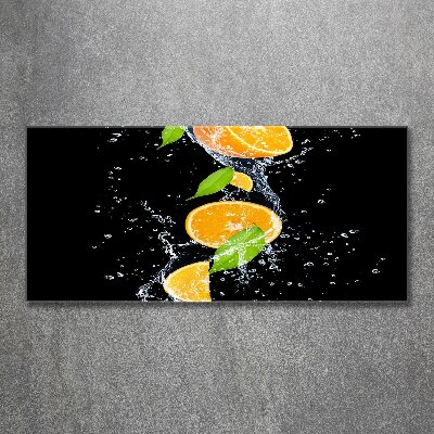 Acrylique tableau Oranges et eau