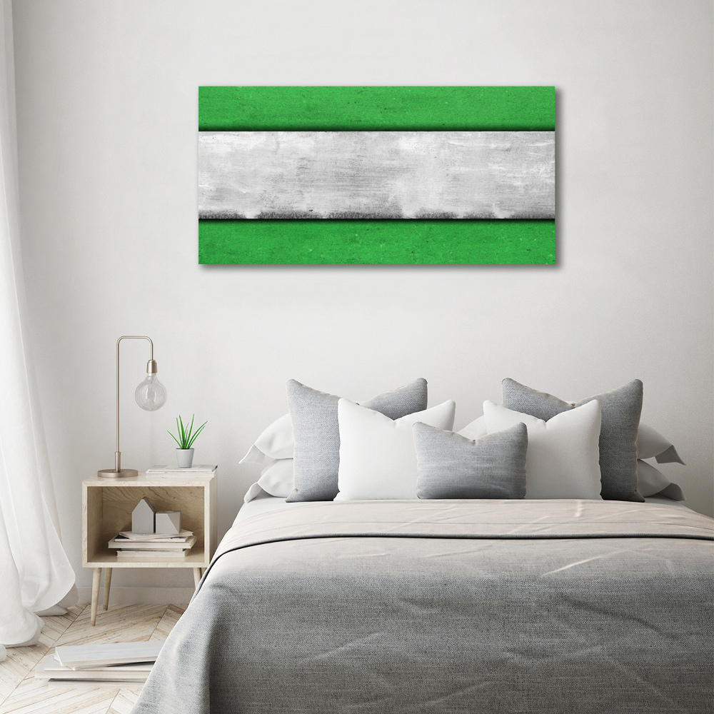 Acrylique tableau Mur vert