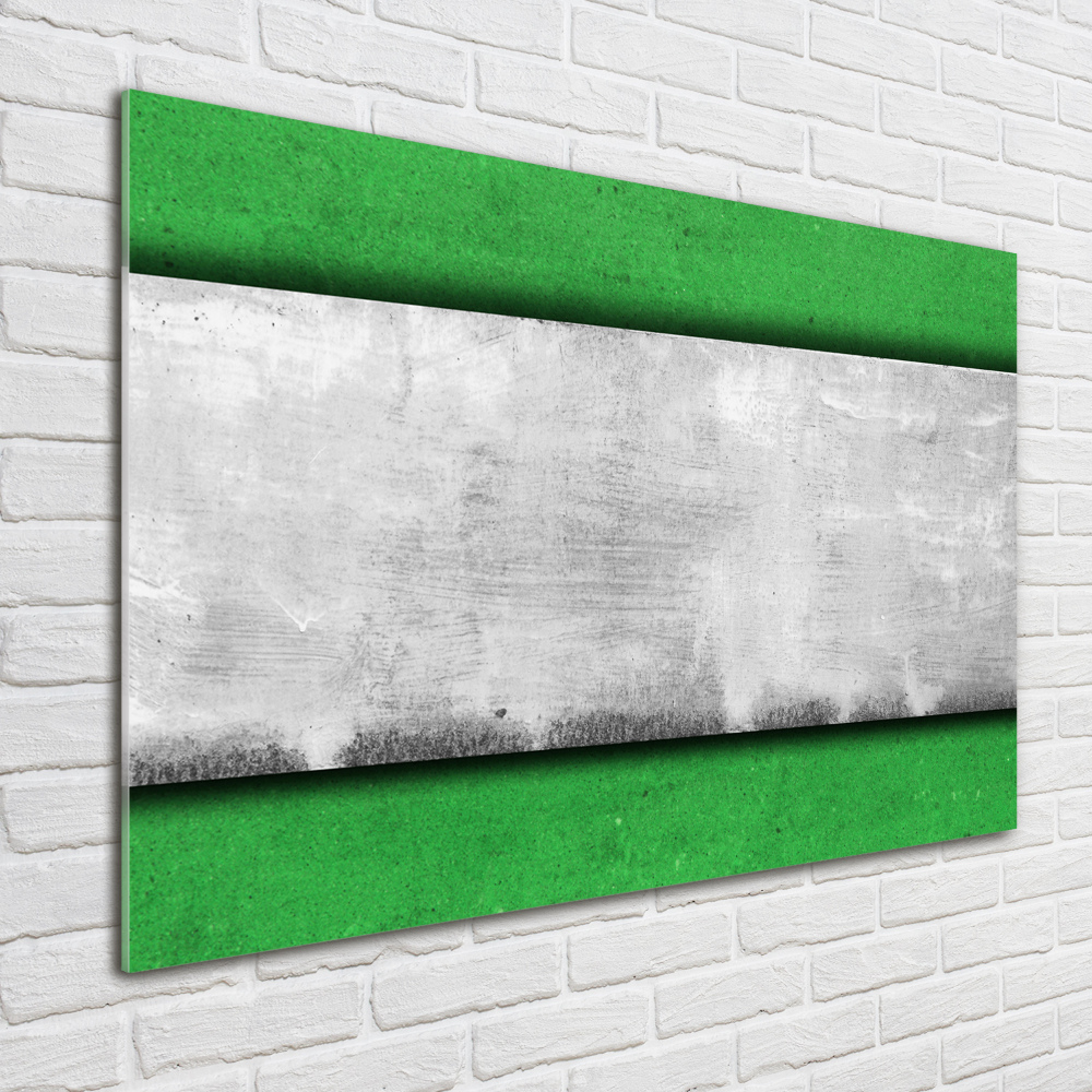 Acrylique tableau Mur vert