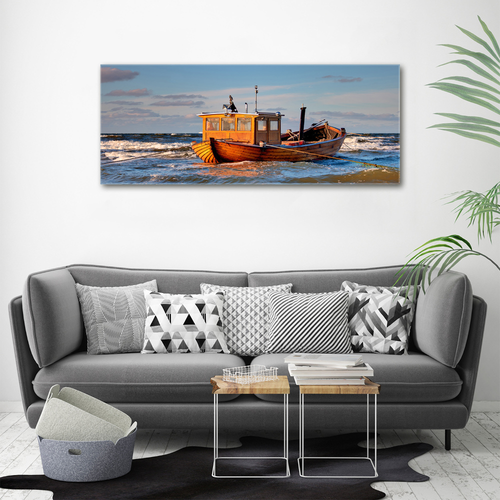 Acrylique tableau Bateau de pêche