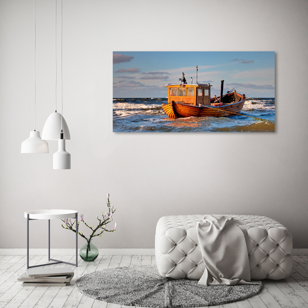 Acrylique tableau Bateau de pêche