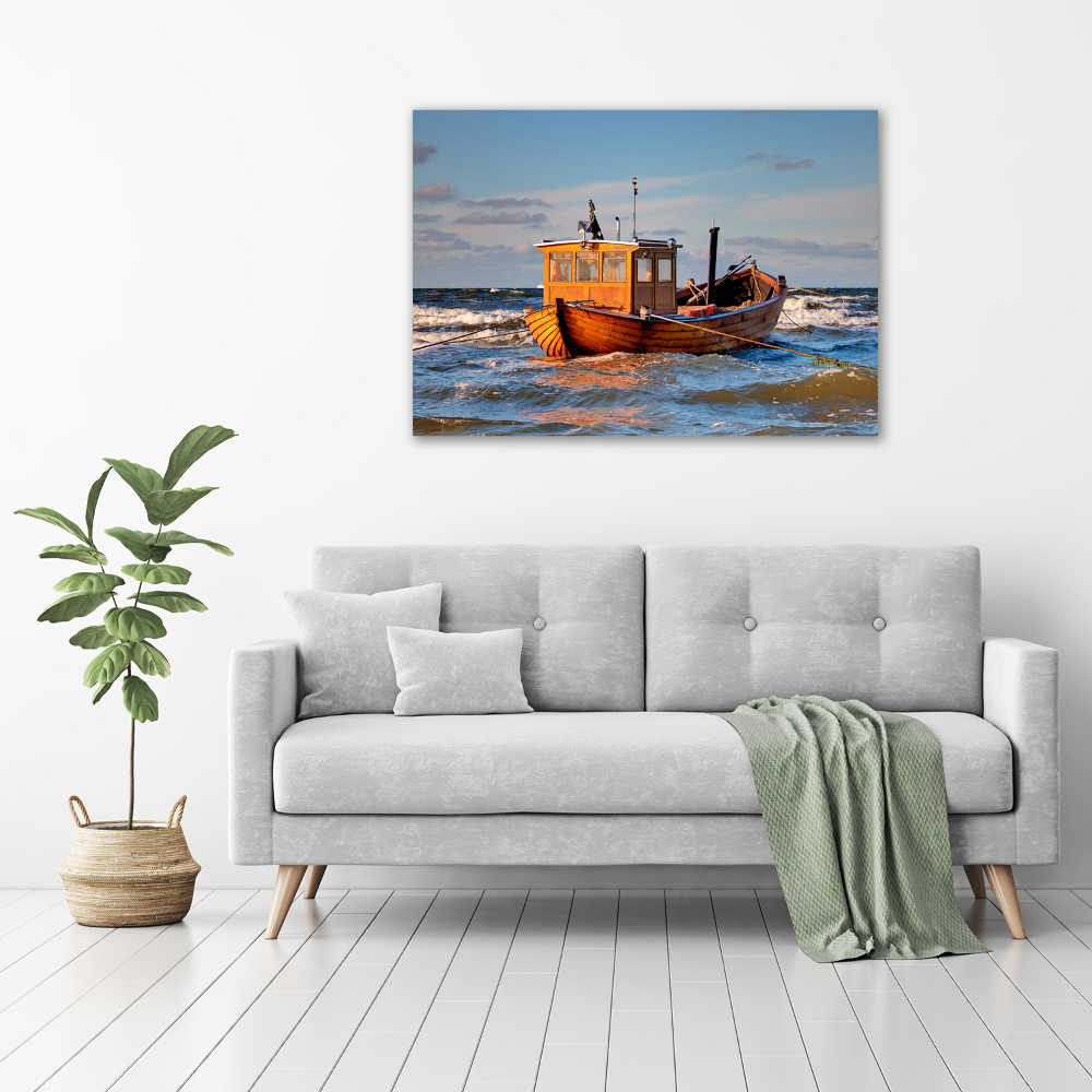 Acrylique tableau Bateau de pêche