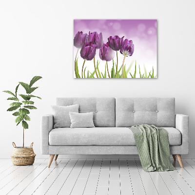 Tableau en acrylique Tulipes en filets