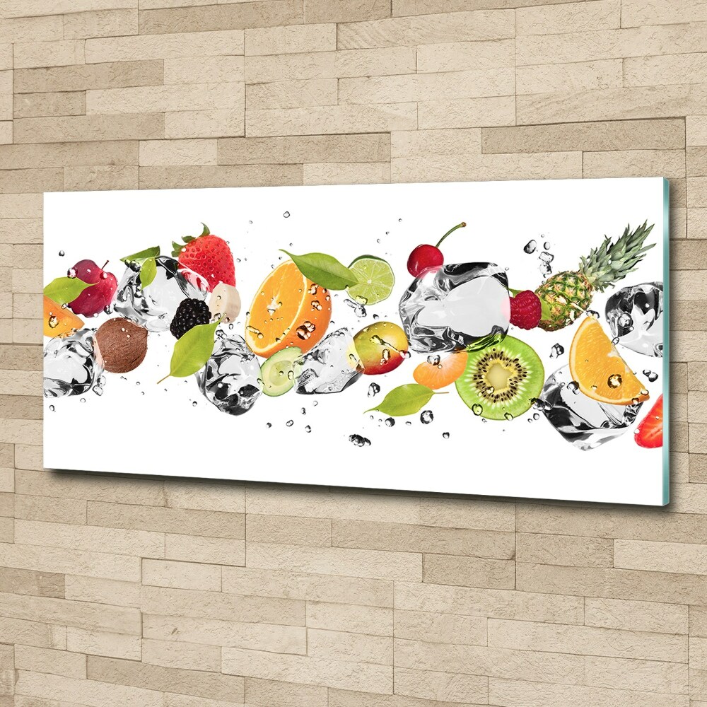 Tableau en acrylique Fruits et eau