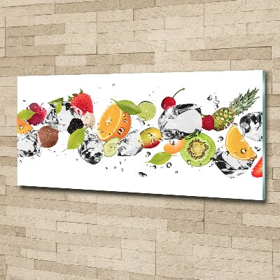 Tableau en acrylique Fruits et eau