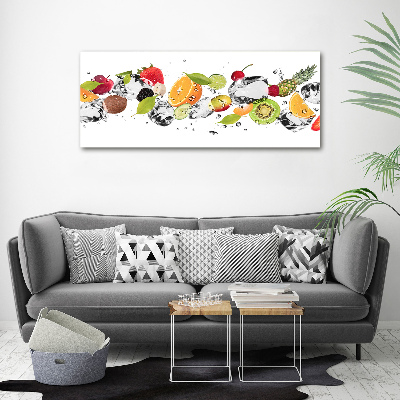 Tableau en acrylique Fruits et eau