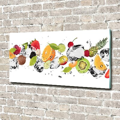 Tableau en acrylique Fruits et eau