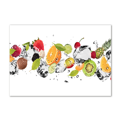 Tableau en acrylique Fruits et eau