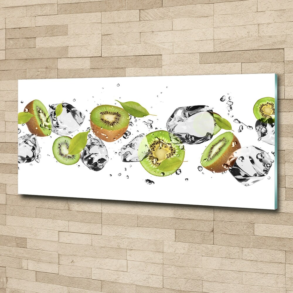 Tableau en acrylique Kiwis et eau