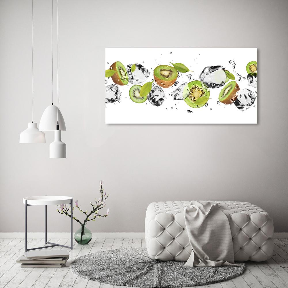 Tableau en acrylique Kiwis et eau