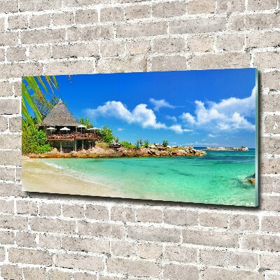 Tableau en acrylique Plage dans les Seychelles