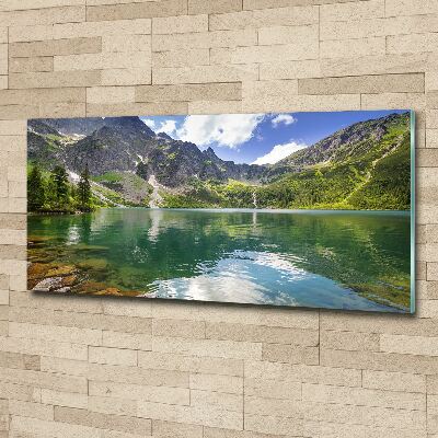 Acrylique tableau Le lac Morskie Oko Tatry