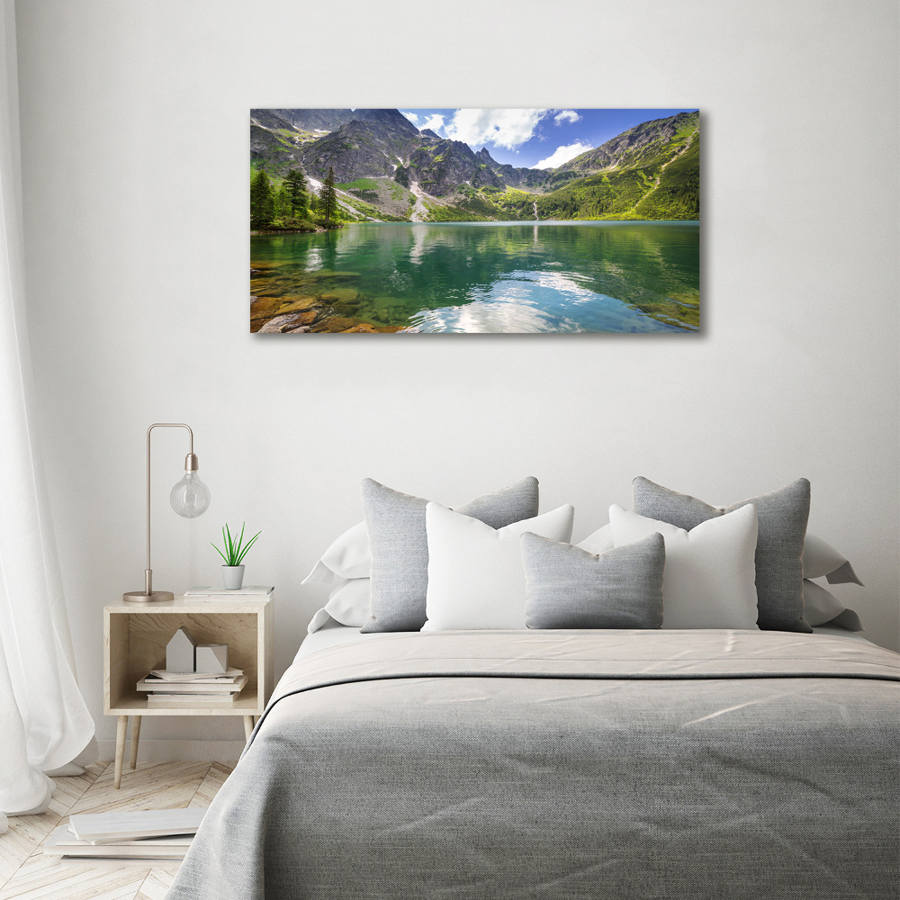 Acrylique tableau Le lac Morskie Oko Tatry