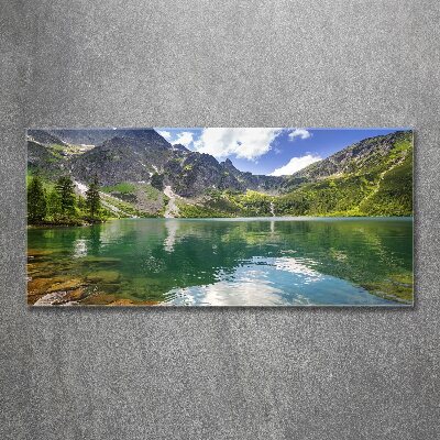 Acrylique tableau Le lac Morskie Oko Tatry