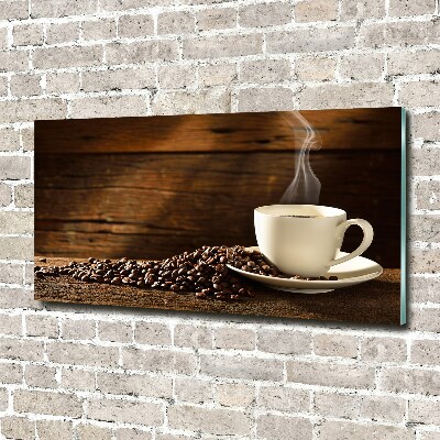 Tableau sur verre acrylique Tasse de café