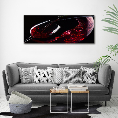 Tableau verre acrylique Vin rouge