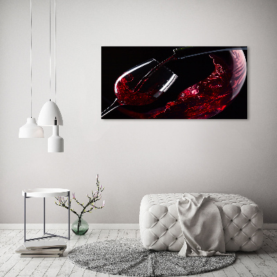 Tableau verre acrylique Vin rouge