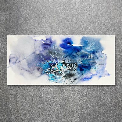 Tableau verre acrylique Fleurs abstraites