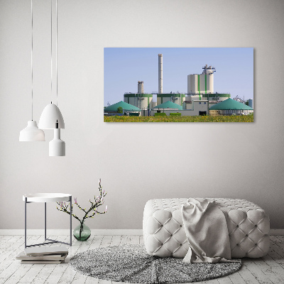 Tableau acrylique Usine de biogaz