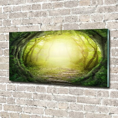 Tableau en acrylique Tunnel en forme d'arbre