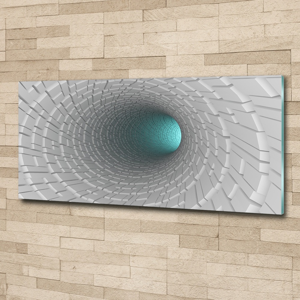 Tableau verre acrylique Tunnel 3D