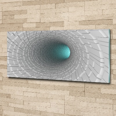 Tableau verre acrylique Tunnel 3D