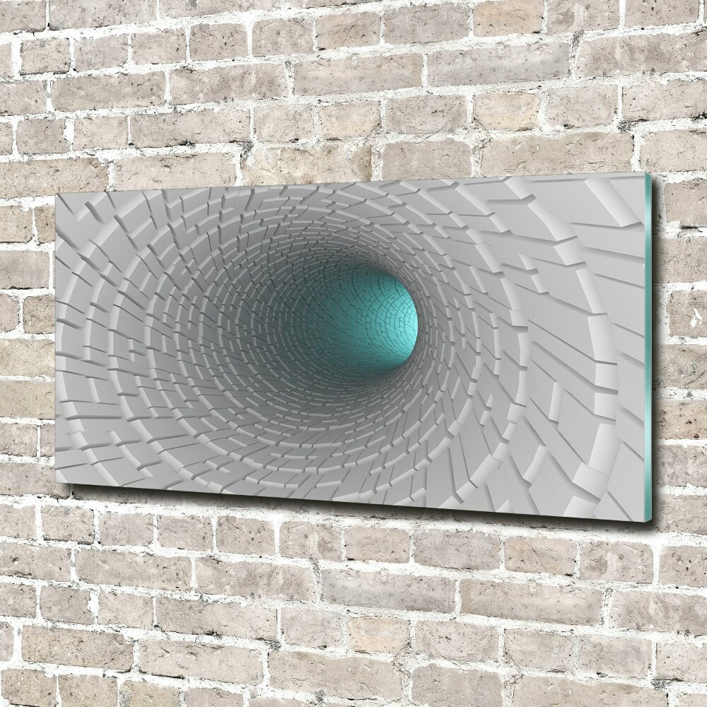 Tableau verre acrylique Tunnel 3D