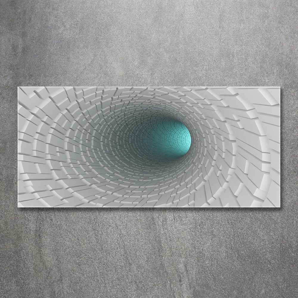 Tableau verre acrylique Tunnel 3D