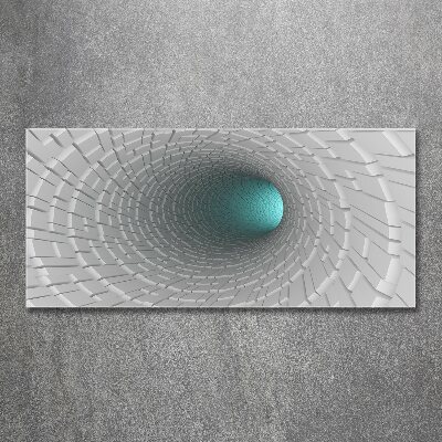 Tableau verre acrylique Tunnel 3D