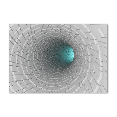 Tableau verre acrylique Tunnel 3D