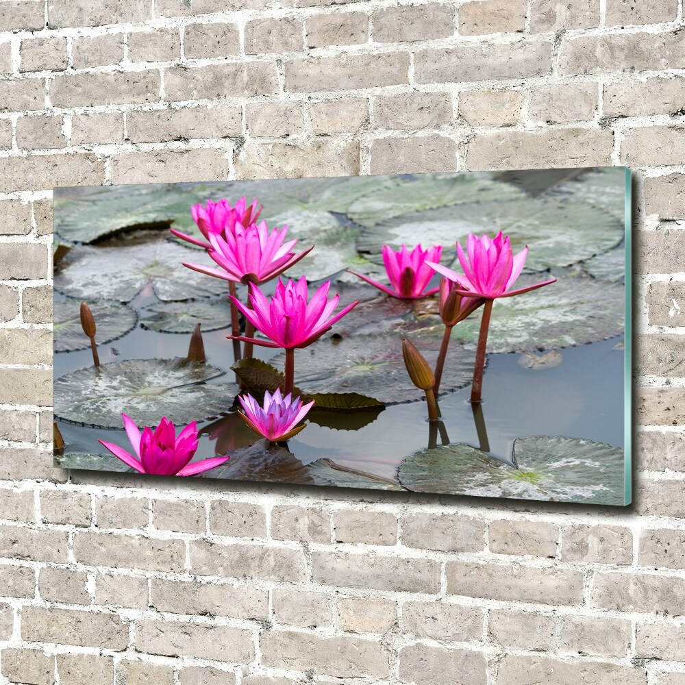 Tableau en acrylique Fleur de lotus