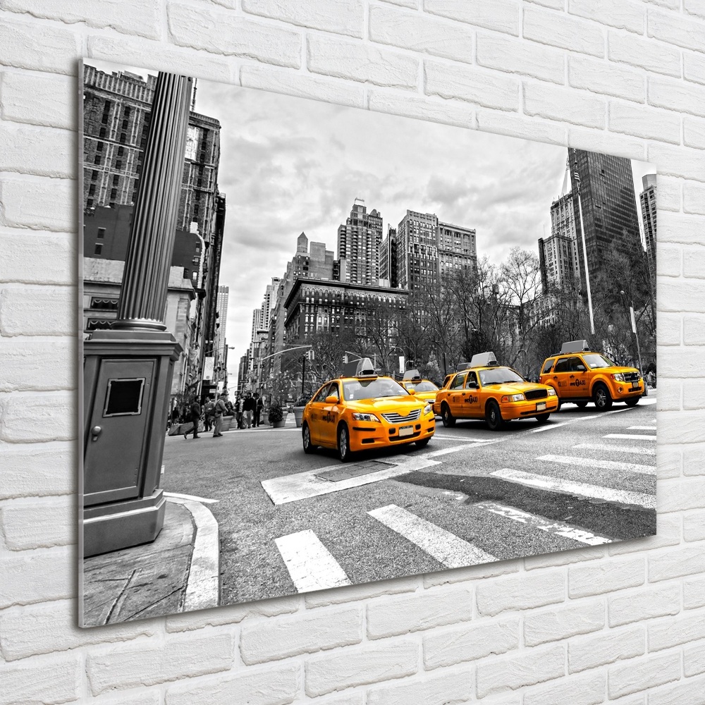 Tableau en acrylique Taxis New York