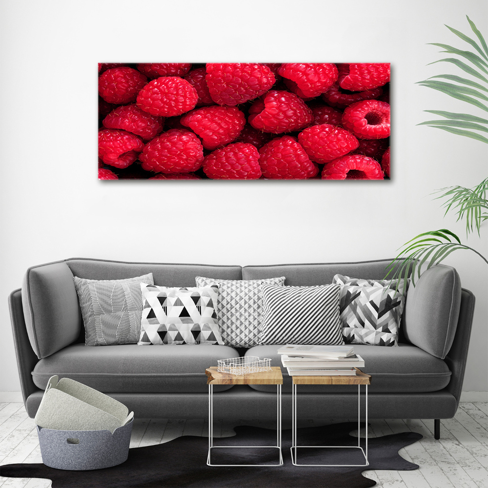 Acrylique tableau Framboises