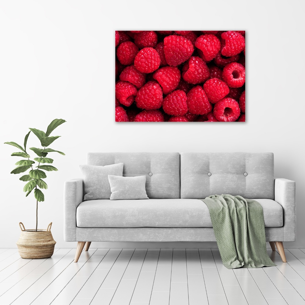 Acrylique tableau Framboises