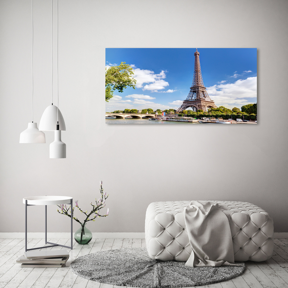 Tableau verre acrylique Tour Eiffel Paris