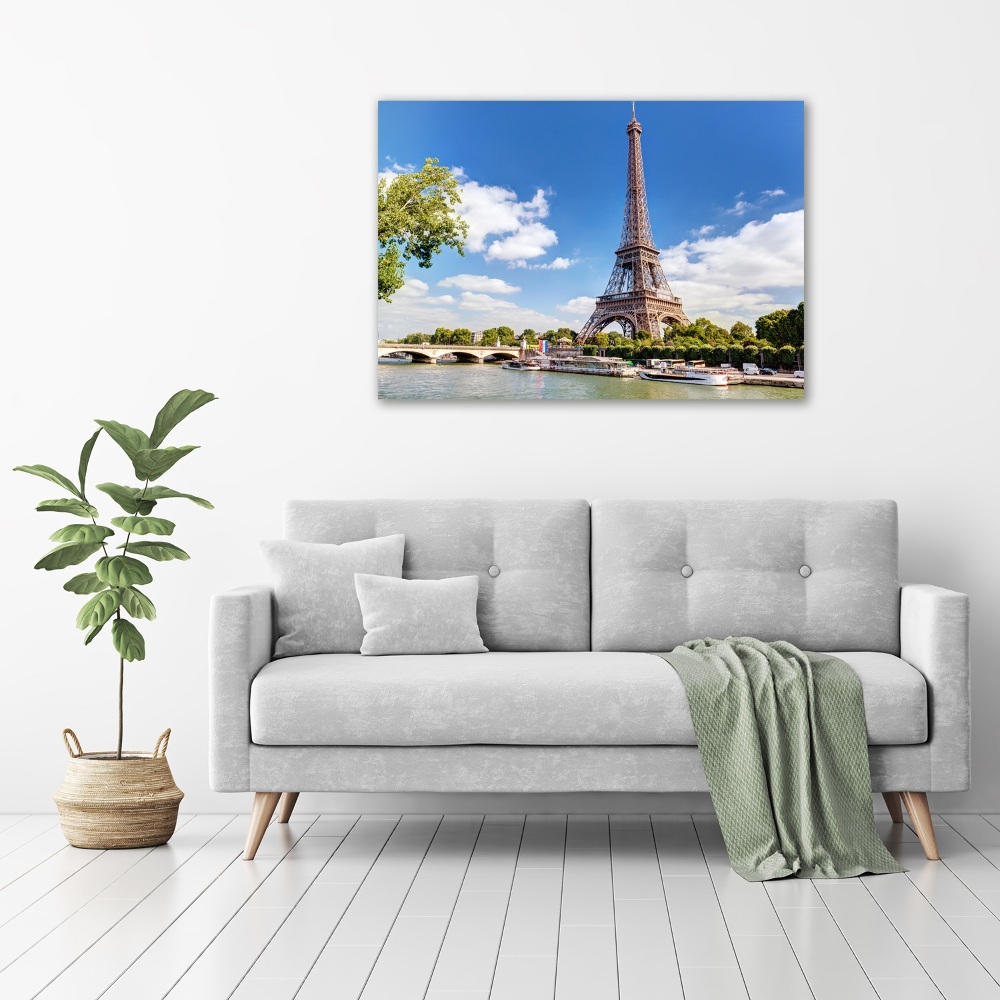 Tableau verre acrylique Tour Eiffel Paris